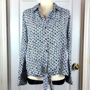 Michael Kors Tie Front Shirt